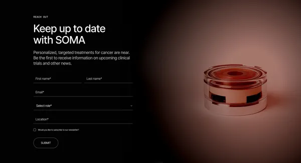 Coherence | Reprogramming Cancer from Within with Therapeutic Neurotechnology - Landing design inspiration