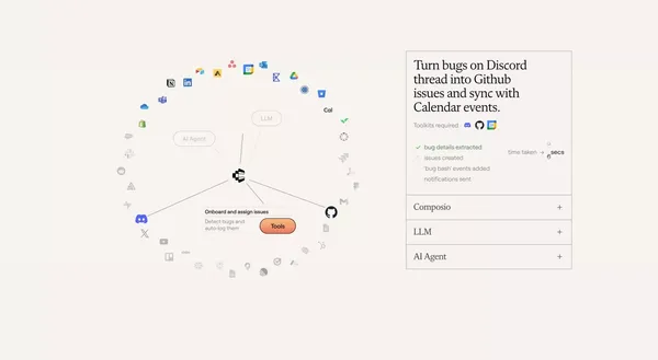 Composio - The Skill Layer of AI - Landing design inspiration