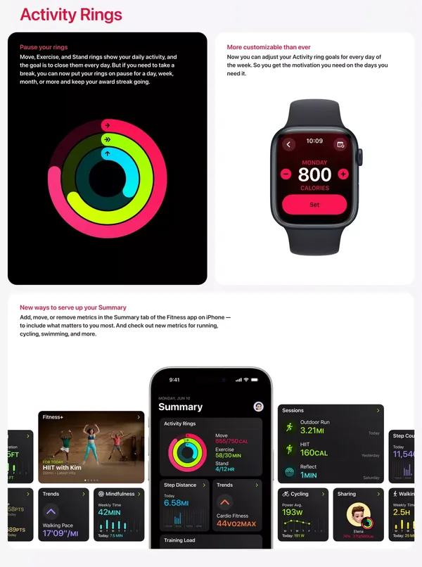 watchOS 11 Preview - Apple - Landing design inspiration