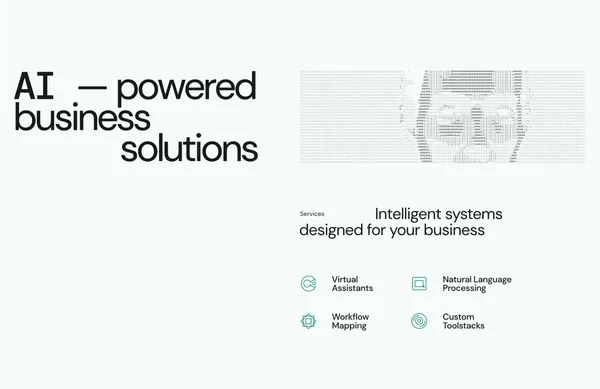 HYVE.SYSTEMS — We use AI to build Interoperable systems. - Landing design inspiration