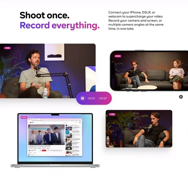 Detail â Capture everything - Landing design inspiration