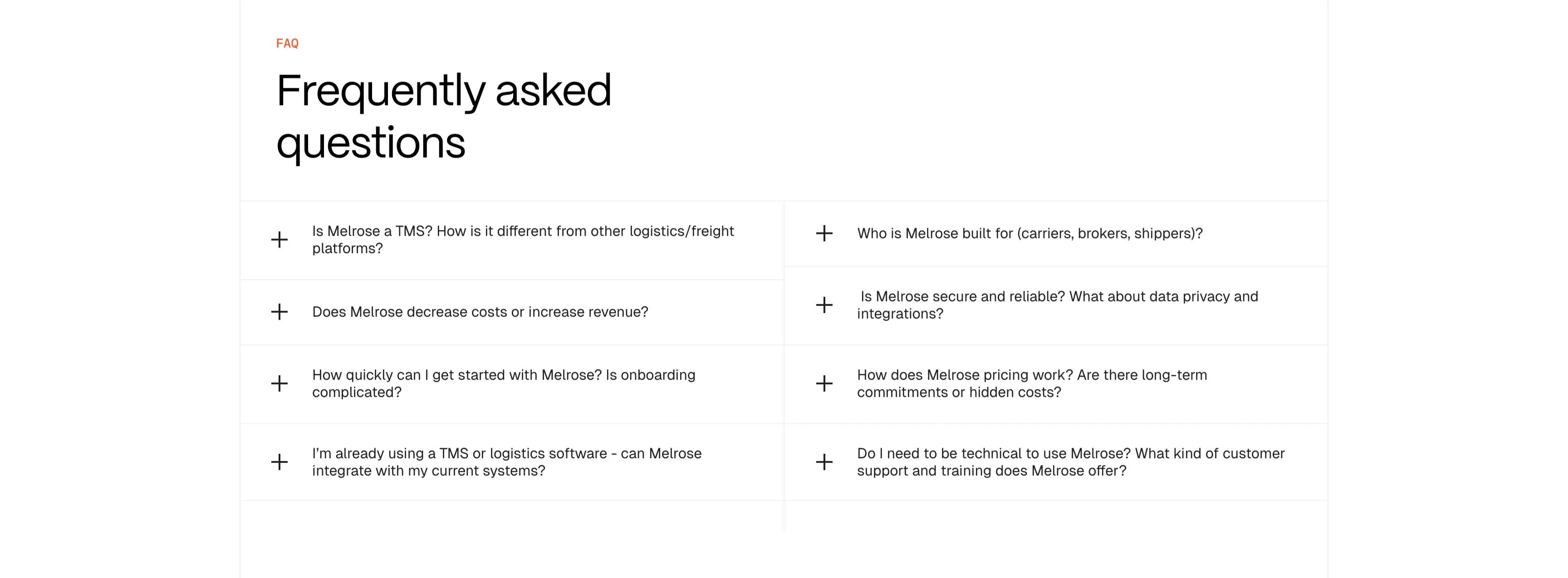 FAQ