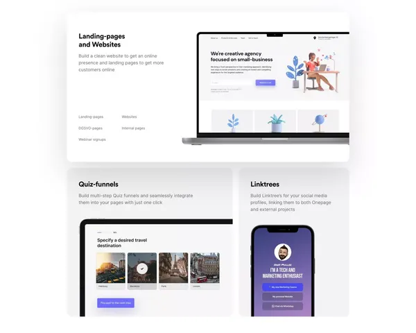 Onepage - Erstelle noch heute deine Seite. Genau so wie du sie dir vorstellst! | Onepage - Landing design inspiration