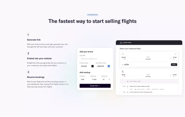Duffel - Links - Landing design inspiration