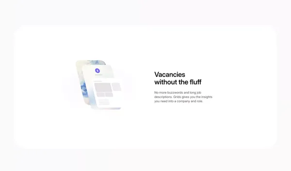 Grids - Landing design inspiration