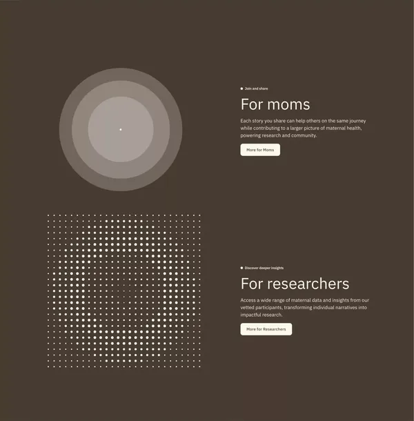 Research With Moms | Shape the future of motherhood - Landing design inspiration