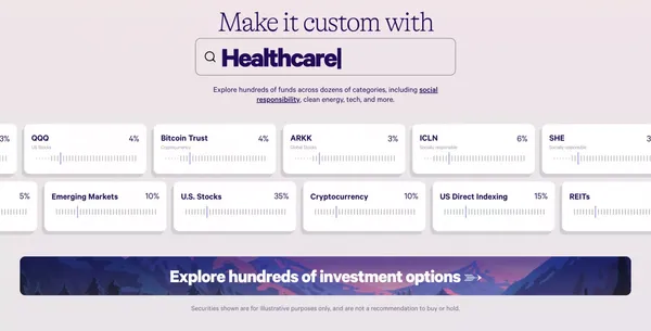 Invest for the long term on your terms | Wealthfront - Landing design inspiration