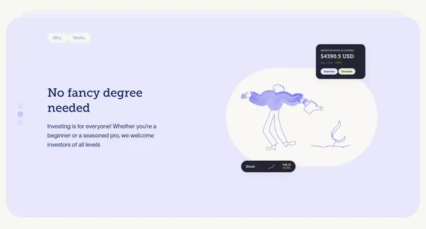 Homepage - Weltio - Landing design inspiration