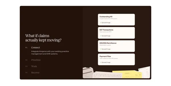 Amperos - Landing design inspiration