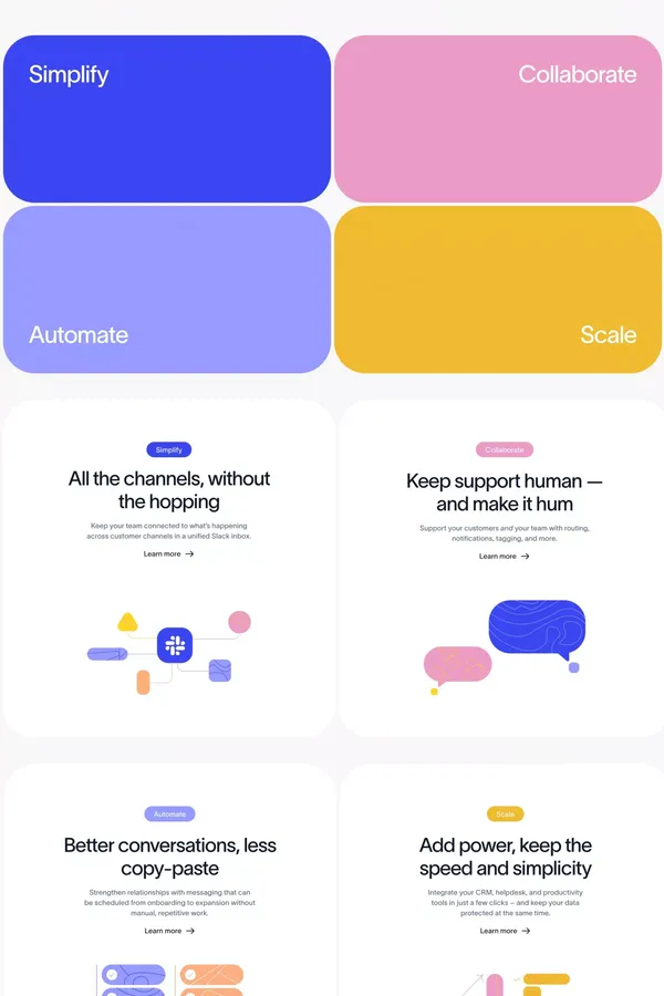 Channeled - Landing design inspiration