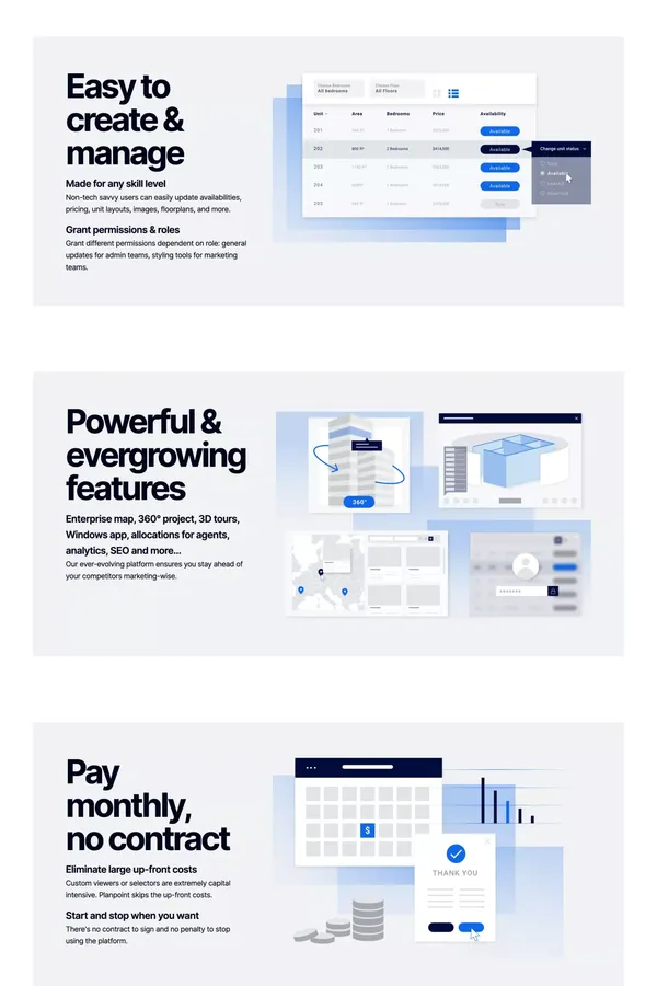 Planpoint | Plan Viewer for Real Estate Websites - Landing design inspiration