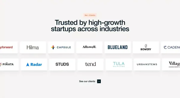 Furey Financial | Dynamic solutions that power high-growth startups - Landing design inspiration