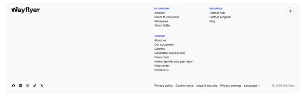 E-Commerce-, Amazon- & Großhandels-Finanzierung | 5.000 €–20 Mio. € | Wayflyer - Landing design inspiration