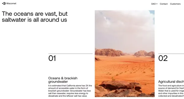 Wacomet - Landing design inspiration