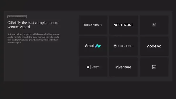 ArK – The new way of growing a tech company - Landing design inspiration