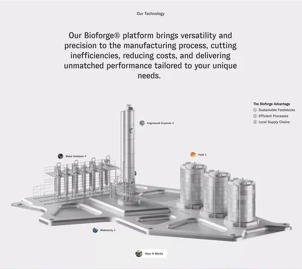Solugen - Landing design inspiration