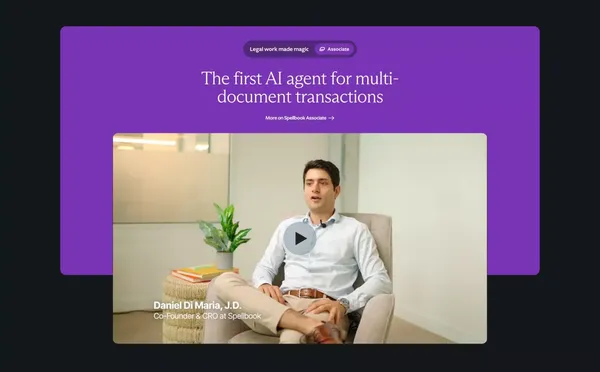 Spellbook - AI Contract Review & Drafting - Landing design inspiration