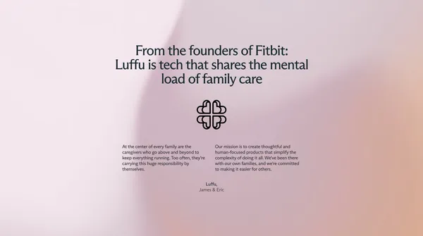 Luffu - Landing design inspiration