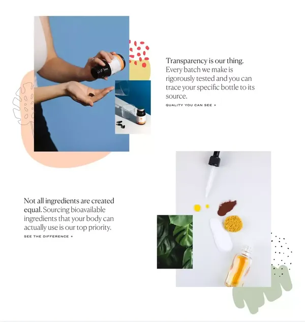 Nutri-Rich | Better Vitamins - Landing design inspiration