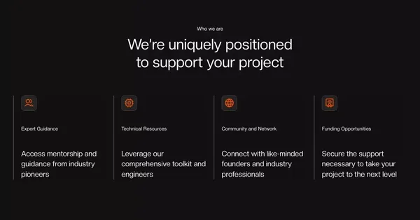 ao Ventures | Accelerating the Permanent Web - Landing design inspiration