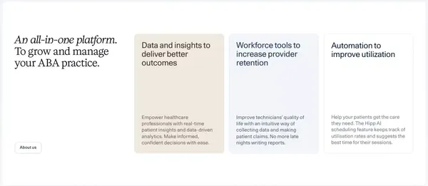 Clinical Notes in Seconds. That’s Hipp | Hipp Health - Landing design inspiration