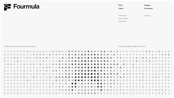 AI Product Generation — Fourmula.ai - Landing design inspiration