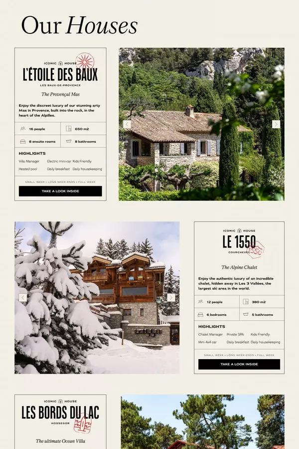 Iconic House - Landing design inspiration