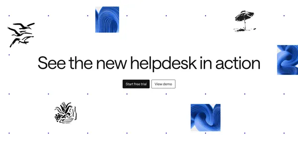 Introducing Intercom 2 — The Helpdesk built for AI and human support - Landing design inspiration