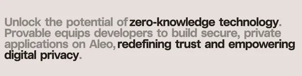 Provable - Landing design inspiration