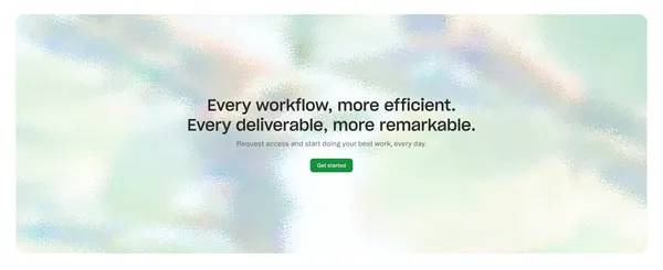 Obvious - Landing design inspiration
