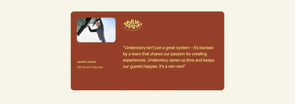 Understory - Powering Experience Makers - Landing design inspiration