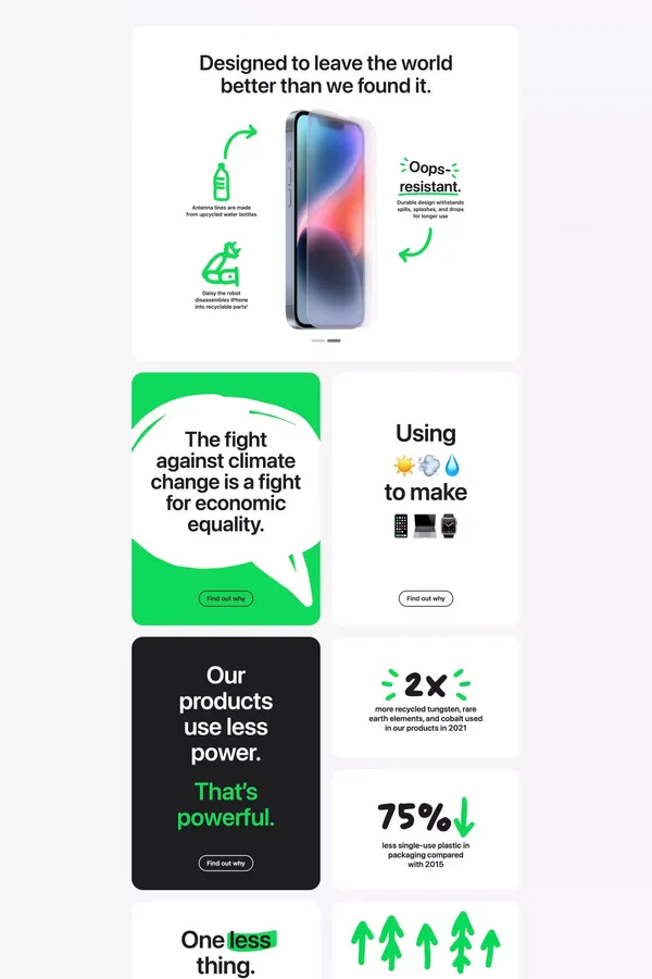 Environment - Apple - Landing design inspiration
