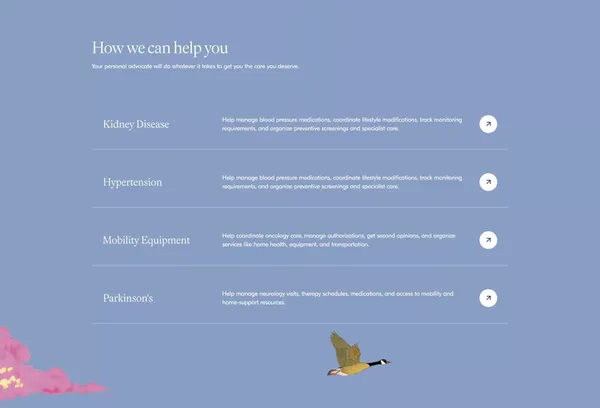 Baba Care | The assistant for self-care and caregiving. - Landing design inspiration
