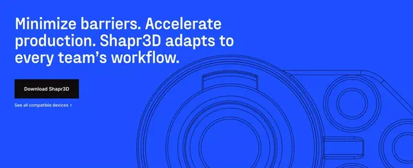 Shapr3D | CAD: Design to Manufacturing | Windows, Mac, iPad - Landing design inspiration