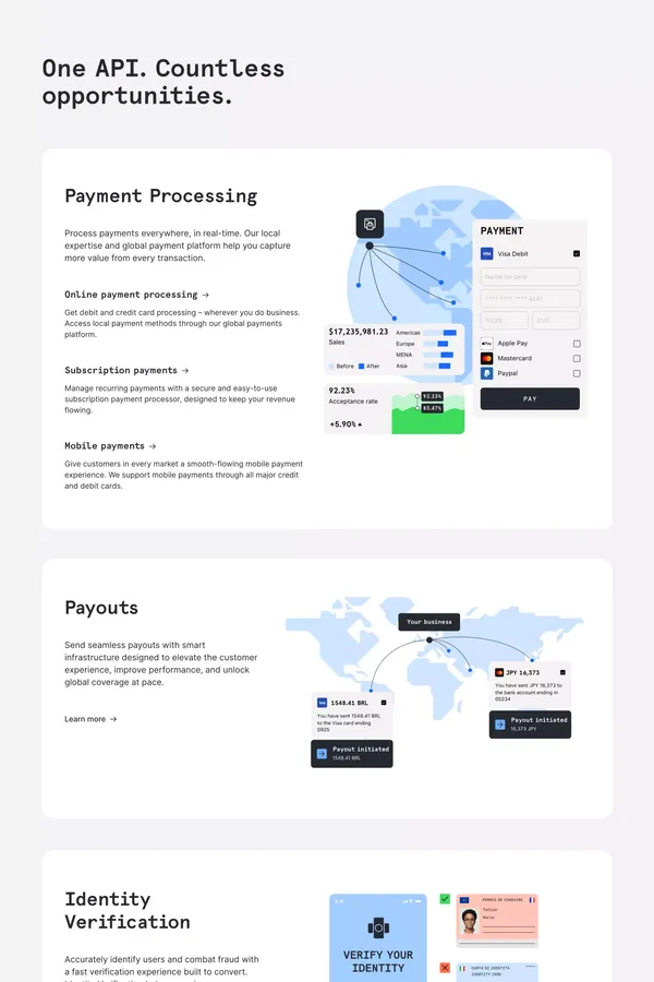 Payment services to power your performance | Checkout.com - Landing design inspiration