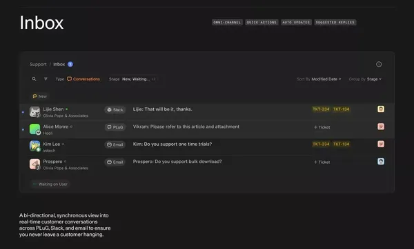 DevRev | Product Led Support - Landing design inspiration