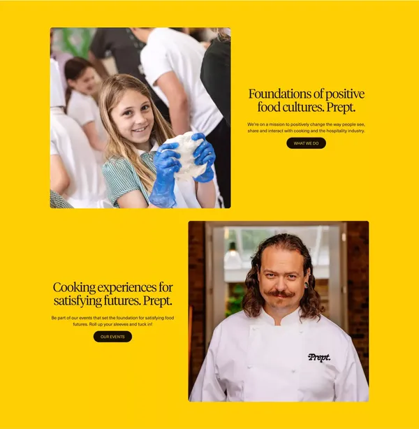 Prept | The foundation for satisfying food futures. - Landing design inspiration