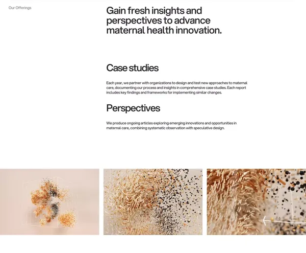 Research With Moms - Landing design inspiration
