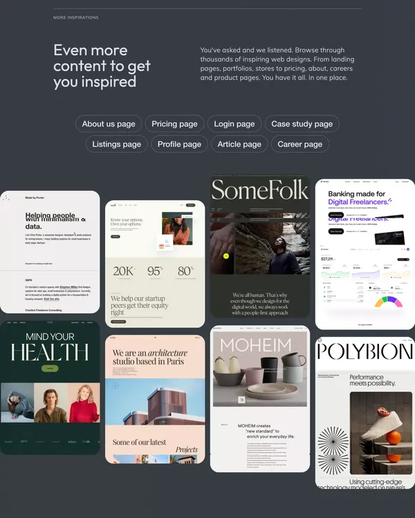 Say ‘Hi’ to Land-book PRO - Landing design inspiration