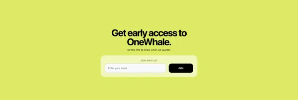 OneWhale — Self-custody wallet built for real usage - Landing design inspiration