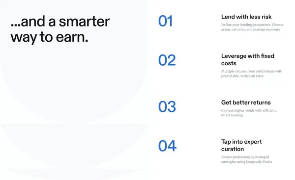Loopscale - Landing design inspiration