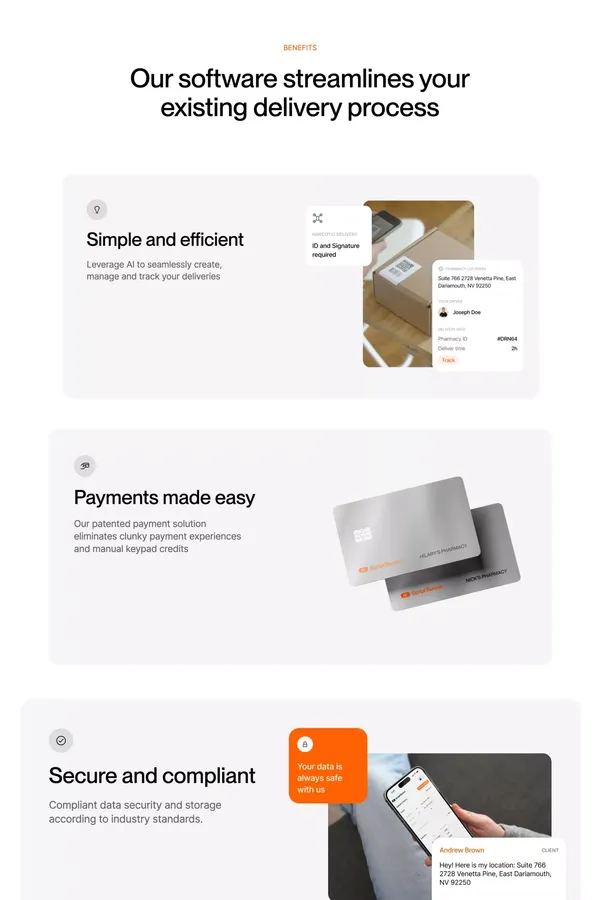 Script Runner - Landing design inspiration