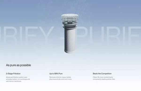 Pani Source | Upgrade Your Water - Landing design inspiration