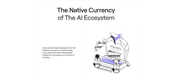 The AI Market on Solana | Tars AI - Landing design inspiration