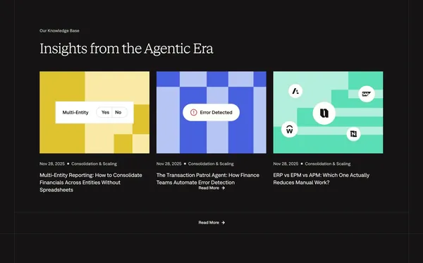 Nominal • Nominal | Agentic AI Platform That Runs Your Accounting - Landing design inspiration