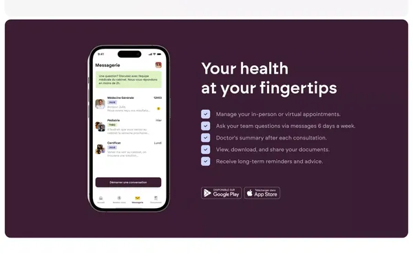 Primary - Your modern medical practice. - Landing design inspiration