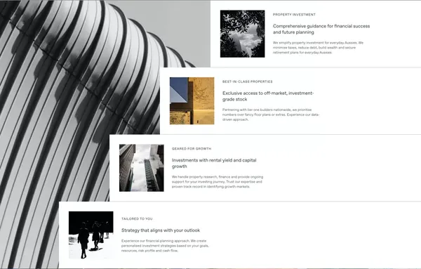 Wealth Street - Your Partner in Property Investment | Expert Advice & Opportunities - Landing design inspiration