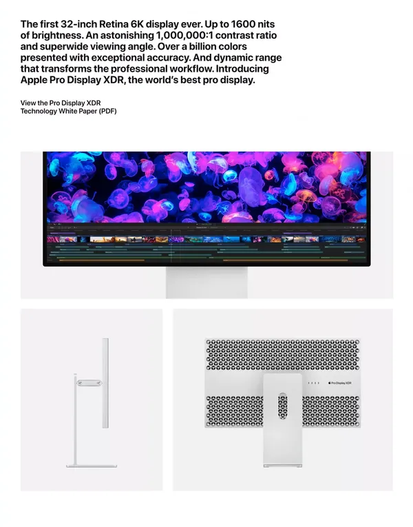 Pro Display XDR - Apple - Landing design inspiration