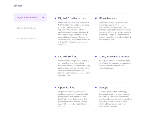 Homepage - Innovance - Landing design inspiration