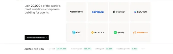Mintlify - The Knowledge Platform Built for Agents - Landing design inspiration